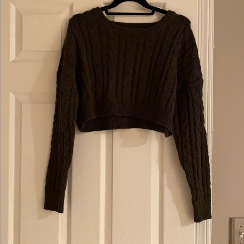 Cropped sweater